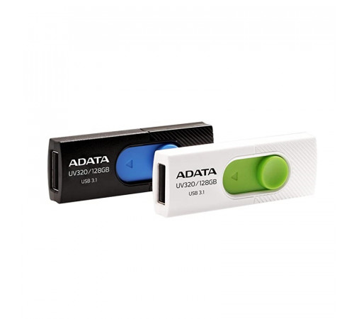 Флеш-накопичувач ADATA USB 3.2 AUV 320 32Gb Black/Blue (AUV320-32G-RBKBL)