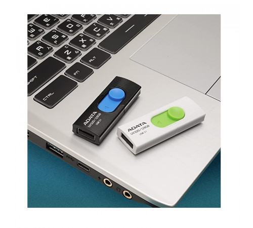 Флеш-накопичувач ADATA USB 3.2 AUV 320 32Gb Black/Blue (AUV320-32G-RBKBL)