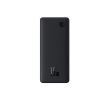 Зовнішній акумулятор Baseus Airpow Lite Power Bank 10000mAh 15W Cosmic Black (With Simple Series Data Cable USB to Type-C 30cm Black) (P10067500123-00)