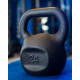 Гиря чугунная RN-SPORT 24 кг металлическая, черная