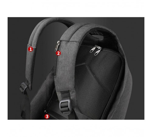 Рюкзак Tigernu T-B3615B 15.6" Black (T-B3615B)