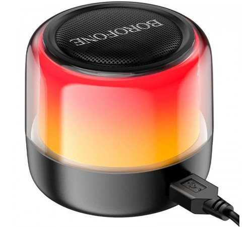 Портативна колонка BOROFONE BP12 Colorful BT wired 2-in-1 computer speaker, 5W*2, Black (6974443387179)