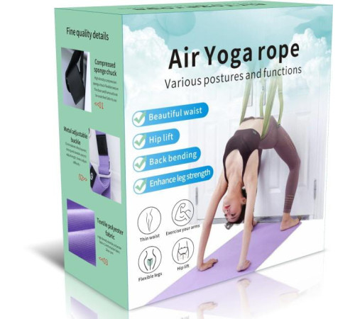 Новые гамаки для йоги ,Резинки для йоги   КОД 521-12))   (50)