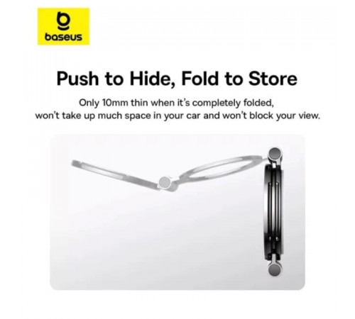 Автотримач для телефона Baseus MagPro Series II Magnetic Car Mount Stick-on Version Cosmic Black (C40172900121-00)