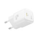 Мережевий зарядний пристрій Baseus PicoGo GaN Fast Charger 1C 45W EU Moon White (P10176800213-00)