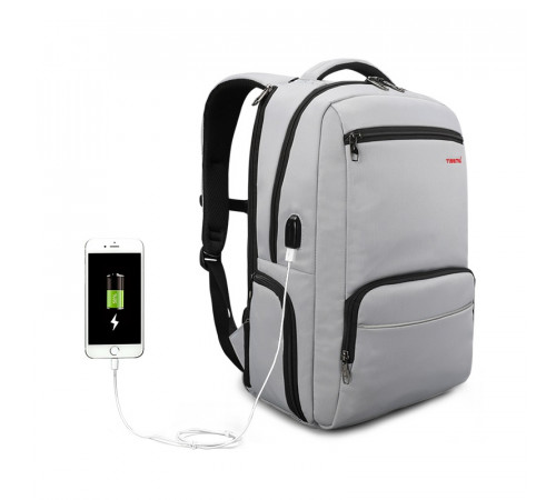 Рюкзак Tigernu T-B3319 15.6" Silver grey (T-B3319)