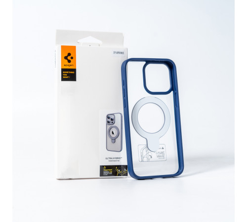 Чохол для смартфона Spigen AAA Magnetic Ring for Apple iPhone 15 Pro Max Blue (SPGMGRING15ProMaxBlue)