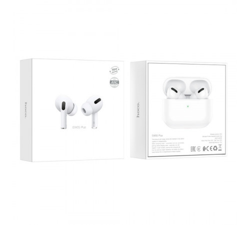 Бездротові навушники TWS HOCO EW05 Plus, ANC, White (6931474753908)
