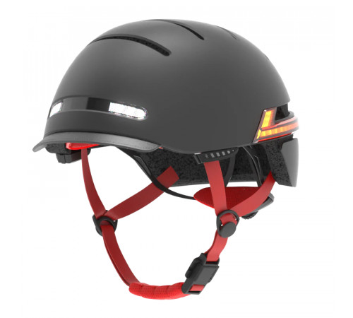 Захисний шолом Livall BH51M NSO (L) Black (57-61см), акустика JBL, мікрофон, сигнали поворотів та стопів, додаток, пульт BR80, застібка, Bluetooth (LIV-JB51MN-5312)