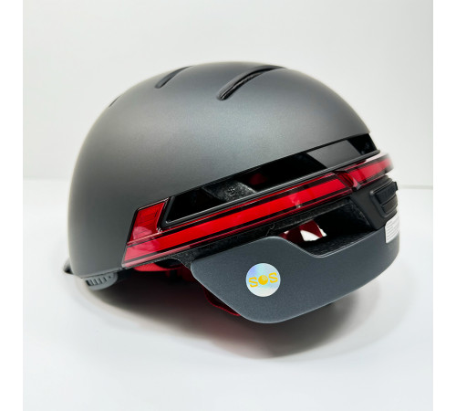 Захисний шолом Livall BH51M NSO (L) Black (57-61см), акустика JBL, мікрофон, сигнали поворотів та стопів, додаток, пульт BR80, застібка, Bluetooth (LIV-JB51MN-5312)