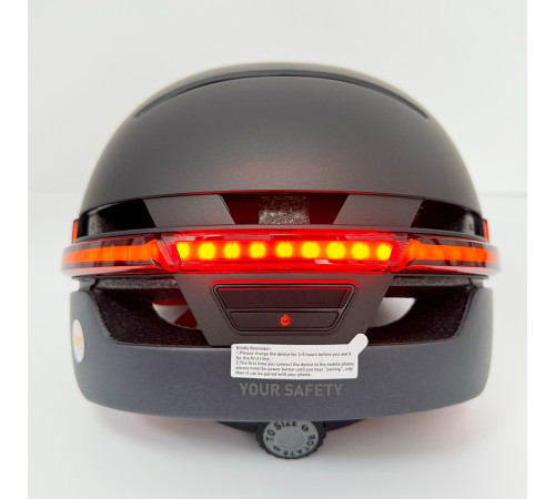 Захисний шолом Livall BH51M NSO (L) Black (57-61см), акустика JBL, мікрофон, сигнали поворотів та стопів, додаток, пульт BR80, застібка, Bluetooth (LIV-JB51MN-5312)