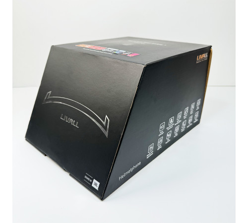 Захисний шолом Livall BH51M NSO (L) Black (57-61см), акустика JBL, мікрофон, сигнали поворотів та стопів, додаток, пульт BR80, застібка, Bluetooth (LIV-JB51MN-5312)