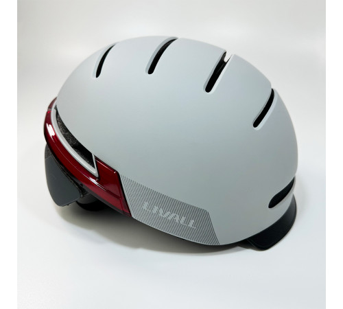 Захисний шолом Livall BH51M NEO (L) Sandstone Grey (57-61см), акустика, мікрофон, сигнали поворотів та стопів, додаток, пульт BR80, Bluetooth (LIV-T1V6MN-6310)
