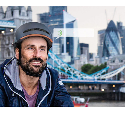 Захисний шолом Livall BH51M NEO (L) Sandstone Grey (57-61см), акустика, мікрофон, сигнали поворотів та стопів, додаток, пульт BR80, Bluetooth (LIV-T1V6MN-6310)