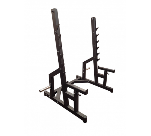 Скамья Black Rock + Стойки Black Rock + Металлическая штанга RN-Sport Quatro 105 кг