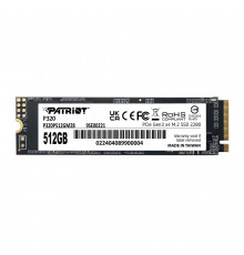 Накопичувач SSD M.2 Patriot P320 512GB NVMe 2280 Gen3.0 x4 3D TLC (P320P512GM28)