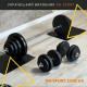 Набор Штанга 42 кг и гантели по 10 кг Rn-Sport + Перчатки