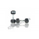 Гантели шестигранные со стойкой ряд 1-10 кг  Rubber Hexagon Dumbbell