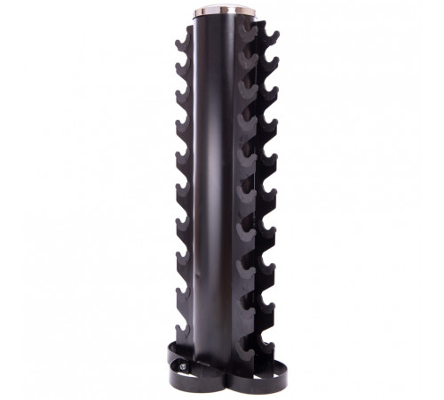 Гантели шестигранные со стойкой ряд 1-10 кг  Rubber Hexagon Dumbbell