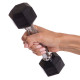 Гантели шестигранные Rubber Hexagon Dumbbell. Цена за 1 кг