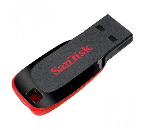 Флеш-накопичувач SanDisk USB 2.0 Cruzer Blade 128Gb Black/Red (SDCZ50-128G-B35)