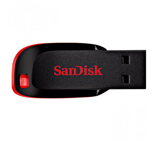 Флеш-накопичувач SanDisk USB 2.0 Cruzer Blade 128Gb Black/Red (SDCZ50-128G-B35)