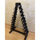 Гантельный ряд RN-Sport BLACK 1-10 кг со стойкой