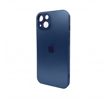 Чохол для смартфона AG Glass Matt Frame Color Logo for Apple iPhone 15 Navy Blue (AGMattFrameiP15Blue)