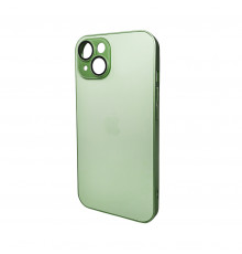 Чохол для смартфона AG Glass Matt Frame Color Logo for Apple iPhone 15 Light Green (AGMattFrameiP15LGreen)
