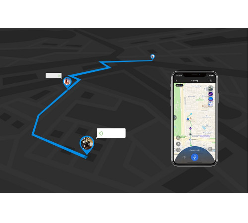 Захисний шолом Smart4u R55 (L) Black (58-62см), акустика, мікрофон, сигнали поворотів та стопів, додаток, пульт BR80 (ZHLIV-000R55-5340)