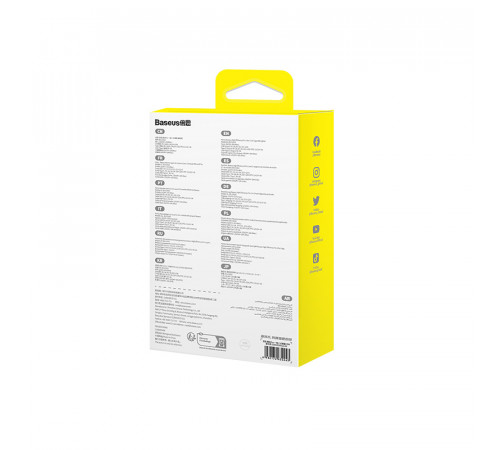 Автомобільний зарядний пристрій Baseus High Efficiency Pro 1-for-2 Car Cigarette Lighter 30W Cosmic Black (C00455300121-00)