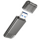 Кардрідер HOCO HB39 USB/Type-C 3.0 high-speed card reader Metal Gray (6942007604819)