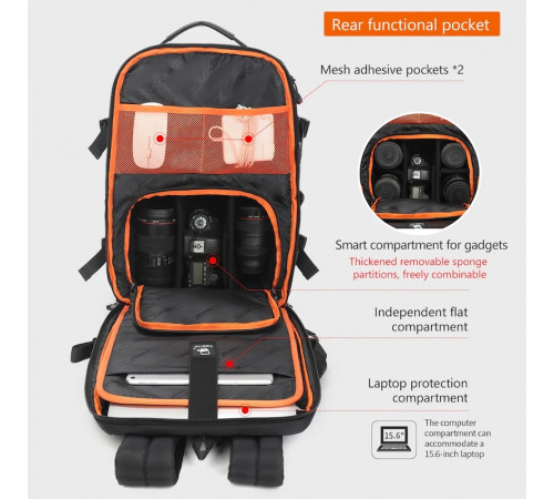 Рюкзак Tigernu T-B9235 15.6" Black (T-B9235Black)