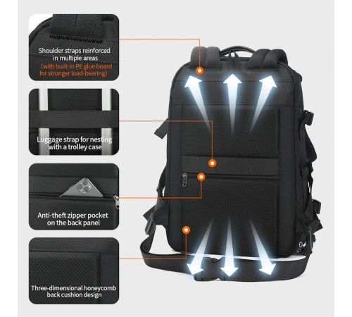 Рюкзак Tigernu T-B9235 15.6" Black (T-B9235Black)