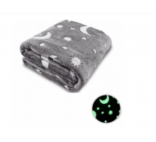 Покрывало Плед Детское светящееся   СЕРЫЙ РОЗОВЫЙ ГОЛУБОЙ     150*180      1183 (1486)  (50)