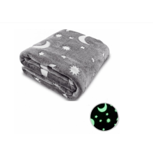 Покривало Плед Дитяче СІРИЙ РОЖОВИЙ ГОЛУБИЙ 150*180  1183 (1486) (50)