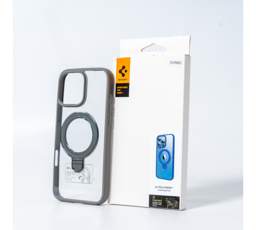 Чохол для смартфона Spigen AAA Magnetic Ring for Apple iPhone 15 Pro Grey (SPGMGRING15ProGrey)