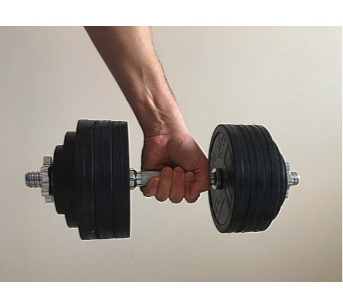 Обрезиненные гантели RN-Sport 2 по 16 кг (RN_OD2х16)