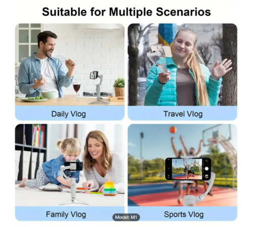 Стабілізатор відеозйомки Gimbal 3-AXIS M1,Триосьовий стедікам