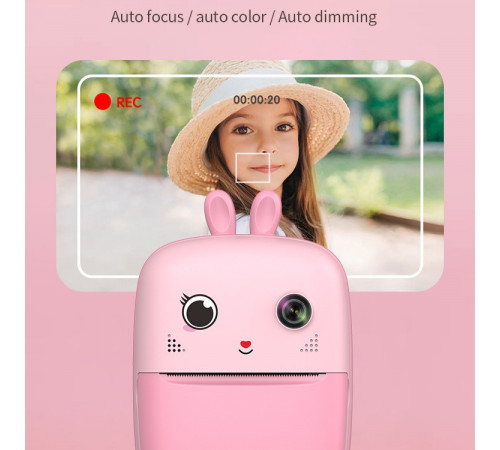 Дитяча фотокамера S6 з фронтальною камерою та функцією друку