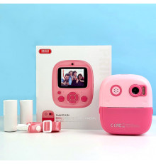 Дитяча фотокамера XO XJ04 front and rear dual camera з функцією друку