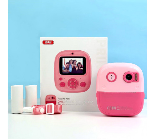 Дитяча фотокамера XO XJ04 front and rear dual camera з функцією друку