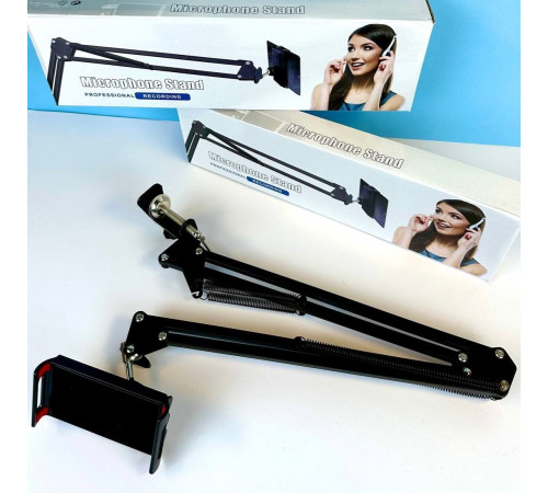 Тримач стійка-пантограф NB-35 для телефону та планшета зі струбциною