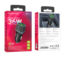 Автомобільний зарядний пристрій Borofone BZ21A Brilliant QC3.0
