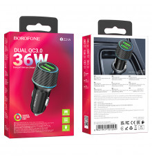Автомобільний зарядний пристрій Borofone BZ21A Brilliant QC3.0