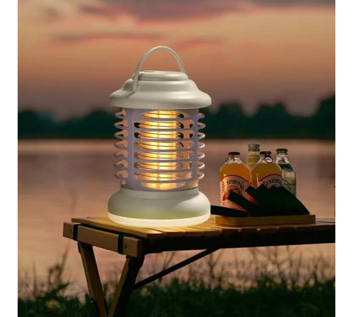 Лампа-пастка від комах M1 2в1 світильник (з вбуд. акум.) (16см)