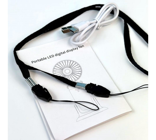 Вентилятор TP01 3in1 з цифровим дисплеєм 1200mAh (з вбуд. акум.)