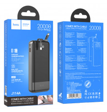 УМБ Power Bank Hoco J114A Charger 20000mAh 2A (with cable Lightning, Micro, Type-C)