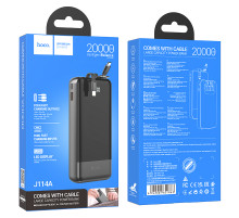 УМБ Power Bank Hoco J114A Charger 20000mAh 2A (with cable Lightning, Micro, Type-C)