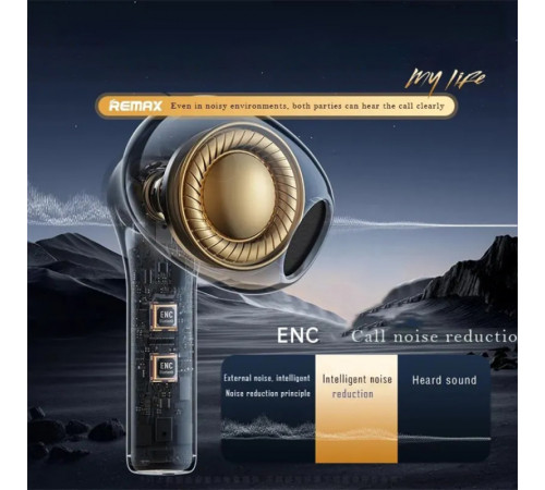 Бездротові навушники Remax W18 Bincol Series CozyBuds Dual ENC